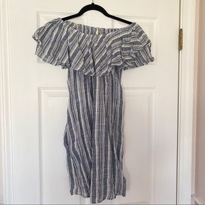 Blue Striped Dress